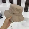 emmer hoed luxe designer vrouw zomer wijd rand hoeden metalen vaste kleur 56232
