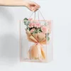 Geschenkverpackung, transparente Tasche, Verpackungsbox mit Griff, Blumenverpackung, hochwertiges Multifunktions-Partyzubehör