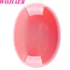 Mode 22x30x8mm 10 st Ruby Natural Gemstone Egg Beads Cabochon Cab voor sieraden maken Charm Accessories Bu807