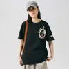 Aolamegs överdimensionerade män tshirt japanska geisha draken tryck t skjortor avslappnad anime tshirt bomull sommar streetwear herrkläder 220521