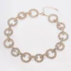 Mode strass tour de cou cristal déclaration Collier femmes longs Chockers Chunky Collier bijoux de mariage N302Chokers