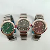 - Dropshipping Relógio feminino Diamante Quartzo relógios mostrador verde 33 mm de diâmetro Prata/Ouro rosa Moda Relógio de pulso Presentes