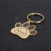 Collier de chien personnalisé étiquette de nom médaille de chien avec gravure nom numéro de téléphone accessoires pour animaux de compagnie pour chiens patte pendentif étiquettes d'identification 220610