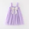 Abiti per ragazze Abiti firmati per bambini Fata Tulle Garza Net Halter Dress Sling Compleanno Pompous Princess Dance Dress Summer Boutique Elegante abito da ballo Bowknot B8