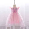 Baby Girl Casual Summer Dress Kids Girl Sequins Cosplay Party Dresses Girls Snowflake Christmas Princess Dress Clothes G220428