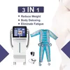 3 I 1 Presoterapi Presoterapia Slantmaskin Lufttryck Fettf￶rlust kostym l￥ngt infrar￶d uppv￤rmning av kroppsdetoxmaskiner Lymfatisk dr￤neringsutrustning