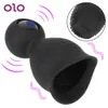 OLO 9 Modes Glans Vibrator Delayed Ejaculation Cock Trainer Ring Cockring Penis Massager sexy Toys for Men Male Masturbation