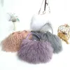 HBP Real Wool Bag Beach Wool Wool Fur Counter Bag Wool Wood Ladies Fashion Luxury Mongolian Sheep Fur Farcs 220809