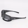 Daisy X7 équitation lunettes coupe-vent en plein air lunettes tactiques militaires pare-balles armée lunettes de soleil polarisées ensemble de lunettes 4 lentilles chasse tir Airsoft lunettes