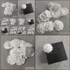 Other Fashion Accessories Diy Part Self-Adhesion Camellia Flower Stick On Bag Or Card For C Boutique Packing Drop Delivery 2021 Jvbhi