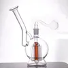 Glazen oliebrander bong Bubbler Waterpijpen Shisha Waterpijp armboom perc Roken Tabak ijsvanger Glazen bongs Dabs Rig met 14 mm gezamenlijke olienagelpijpen