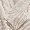 Maglione da uomo Autunno Inverno Button Up Cappotti lavorati a maglia Camicia tinta unita da uomo Pullover casual Abbigliamento Streetwear 220804