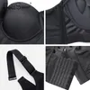 Fallsweet Plus Size Bras Frauen verstecken Rücken Fett Unterwäsche Shpaer integrierte Vollrücken -Abdeckung Deep Cup Sexy Push Up Bra Lingrie 22308r