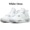 4s women men 4 Basketball Shoes Black Cat Pure Money Infared Cactus Jack Red Metallic White Oreo trainers sports sneaker