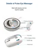 Face Care Devices EMS Eye Massager Elektrische rood licht Verwarmingskussens Donkere cirkels Tas Verwijderen Anti Wrinkle Ciminess Relief Relax Gereedschap 0727