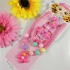 Orecchini Collana 5 pezzi / set Cute Kids Braccialetto di perle Elastico Corda per capelli Forcine Ragazze Fashion Princess Kawaii Gioielli per bambini W220423