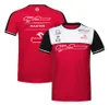 2022 2023 F1 T-shirt Formel 1 Team Polo Shirts Driver Racing Suit Kort ärm Summer överdimensionerade bilfans T-shirts Motocross Jerse308K