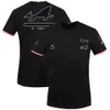 F1 티셔츠 2022 드라이버 짧은 슬리브 레이싱 슈트 남자 커스텀 팀 슈트