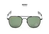 Fashion Trend Brand UV400 Men's Metal Square Sunglasses