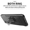 Aluminum Alloy Magnetic Cover Armature With Ring Holder Shockproof Cases For Xiaomi Mi 11 Note 10 Lite Redmi 9t 9 Power