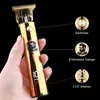 T9 Electric LCD Hair clipper professional Rechargeable Cutting Machine Man Shaver Trimmer For Men Barber USB Beard 220712