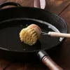 Natural Wooden Long Handle Pan Pot Brush Dish Bowl Washing Cleaning Brush Household Kitchen Cleaning Tools GCB15133