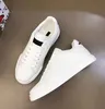 22S S eleganta sneakers skor !! Perfekt kalvskinn Nappa Portofino Trainers White Black Leather Casual Walking Pamile Sports EU 38-45