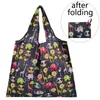 Sacs à provisions Supermarché Réutilisable Nylon Eco Sac Légumes Fruits Animal Fleur Plage Mignon Dessin Animé Cadeau Grand Stockage Robuste PortableShopping