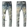 Amirs Mens Jeans Amirs Trend High Street Fashion Emelcodery светло -голубые джинсы колена эластичные леггинсы 684 684