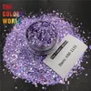 TCT415 Mix Color Chunky Shinning Laser Nail Glitter Nail Art Decoration Body Art Tumbler Crafts Accessories Festival Supplier 220525