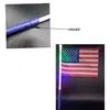 Mini bandeira de ondulação da mão nos EUA Dia da Independência LED LIGHT UP Banner Garden Decoration Flag American