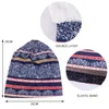 Novo cetim de cetim linned turbante duplo deck escalto lasco elástico chapéu gorro muçulmano hijab islâmico estilo bandana perda de cabelo quimioterapia tampa