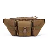 Military Bag Tactical Waist Bag Sports Outdoor Large Capacity Waterproof Riding Travel Running Multi Function Chest Bag