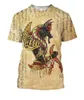 T-shirts pour hommes symbole égyptien antique imprimé en 3D mode été Harajuku T-shirt unisexe haut col rond manches courtes goutte E24 Bles22