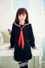 Kledingsets Uniform Japanse Schoolstudenten Modejurk Sailor Pakken Black Navy voor meisjes Cosplay kostuum Top rok stroptieclothing