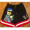 Summer men's mens sexy shorts cotton Capris beach pants cartoon printed sports casual pants