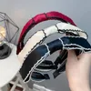 Neue Mode Frauen Stirnband Big Bowknot Overlocked Haarband Anti-skid Zähne Turban Kopfbedeckungen Erwachsene Haar Zubehör