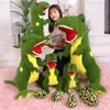 Dinosaure en peluche jouet Tyrannosaurus Rex poupée enfants accompagnant des poupées envoyer des garçons cadeau d'anniversaire jouets