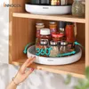 Hooks Rails Rotating Storage Rack Multifunktionella frukter Kryddor Arrangör Helf Non-Slip Kitchen Accessories Holder For Home SuppliesHo