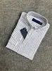 Mens Polos Designer Stripe T Shirt Långärmad lapel Casual Luxury Top Small Horse Wholesale 542