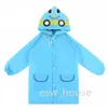 Waterproof Children Raincoats Cartoon Design Baby Summer Rainwear Ponchon 90-130cm Length