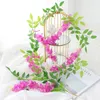 Canne à cordes de fleurs artificielles de qualité supérieure 8 couleurs disponibles rotin décoratif de porte d'arc pour la décoration de la maison de mariage 100 pièces