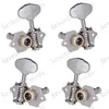 UN Set 2R2L Chrome Vintage Rapporto di trasmissione 1:18 Open Gear Tuning Pioli Chiavi Sintonizzatori Testa della macchina Per Ukulele Chitarra a 4 corde