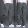 Pantalons pour hommes Hommes Summer Automne Mode Hommes Casual Coton Longue Droite Joggers Homme Plus Taille 5XL 6XL Pantalon plat pour