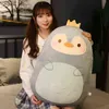 CM Cartoon Animal Dinosaur Penguin Penguin Teddy Bear Pluszowa zabawka nadziewana miękka kawaii poduszka popowa sofa poduszka dla dzieci prezent J220704