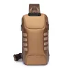 Whole factory ozuko brand leather shoulder bags are popular this year Lightweight wear-resistant men chest bag outdoor sports 176m