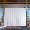 1pcs Beyaz Buz İpek Kumaş Düğün Partisi Zemin Drape Perdesi Doğum Günü Partisi Sahne Arka Plan Diy dekorasyon Tekstil 2x2m/3x3m