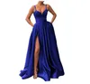 Quinceanera Royal Blue Velvet Evening Dresses One Shoulder Formal Party Gown Long Maxi Dress Plus Size Special Occasion Gowns