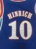 SJZL98 Mens 10 Kirk Hinrich Kansas Jayhawks Vintage Gerileme Basketbol Forması Üniformaları Dikişli Gömlek