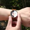 Kol saatleri hediye benzersiz saat yaratıcı yarı saydam unisex için kadınlar geek şık deri kol saati moda spor kuvars izleme top yazarı